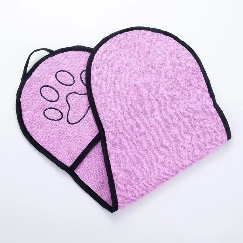 Super Absorbent Pet Bath Towel for Quick Drying and Comfort