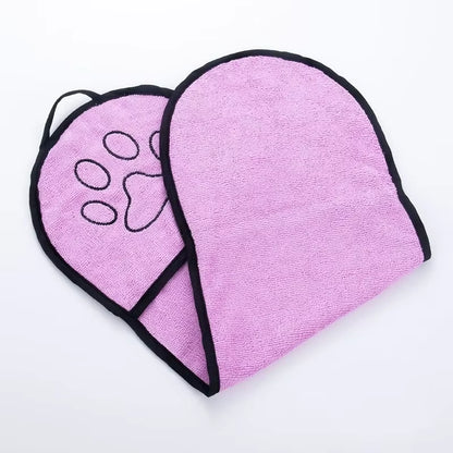 Super Absorbent Pet Bath Towel for Quick Drying and Comfort