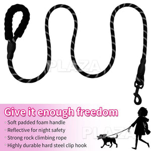 Nylon Training Dog Leash Heavy Duty Pet Products Strong Rope Recall Lead Leashes