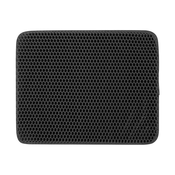 Revolutionary Large Cat Litter Mat - Advanced Honeycomb Design for Effortless Cleanup and Ultimate Comfort