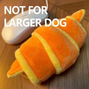 Croissant Craziness: The Chew-tastic Dog Toy That Makes Playtime a Treat!