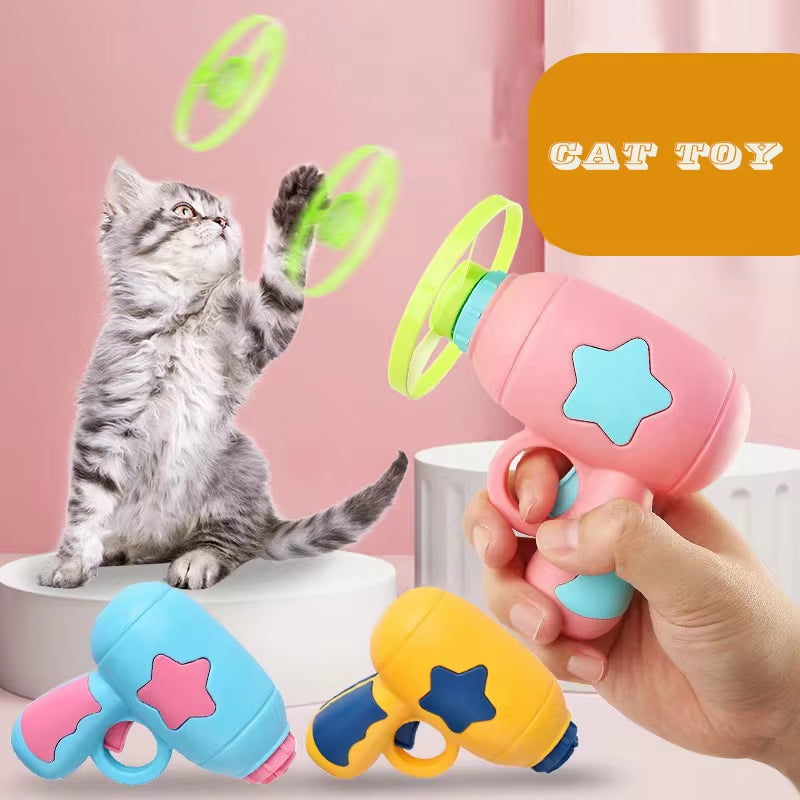 Catapult Your Cat's Fun with the Interactive Cat Toy Launcher Set!