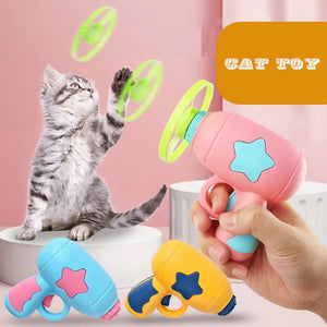 Catapult Your Cat's Fun with the Interactive Cat Toy Launcher Set!