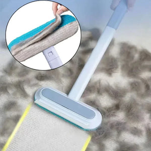 3-in-1 Manual Pet Hair Remover Brush for Effortless Cleaning