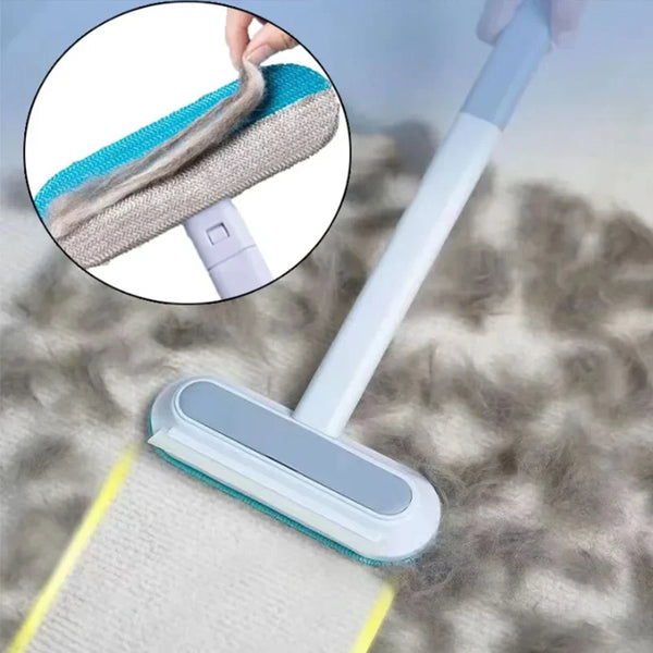 3-in-1 Manual Pet Hair Remover Brush for Effortless Cleaning