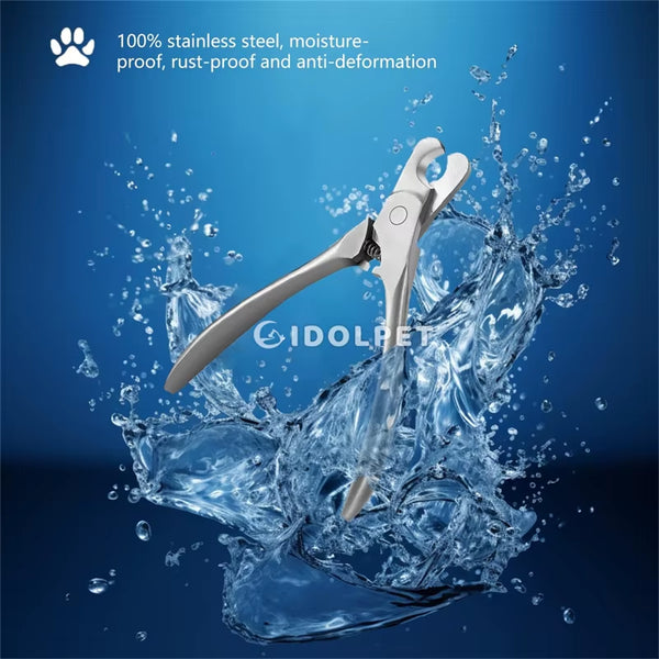 Professional Heavy-Duty Stainless Steel Pet Nail Clipper for Precise Grooming