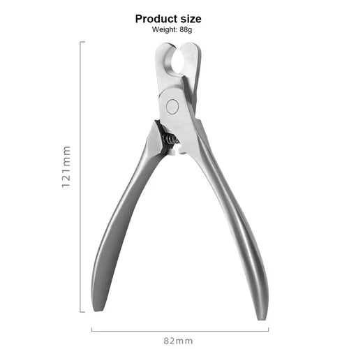Professional Heavy-Duty Stainless Steel Pet Nail Clipper for Precise Grooming