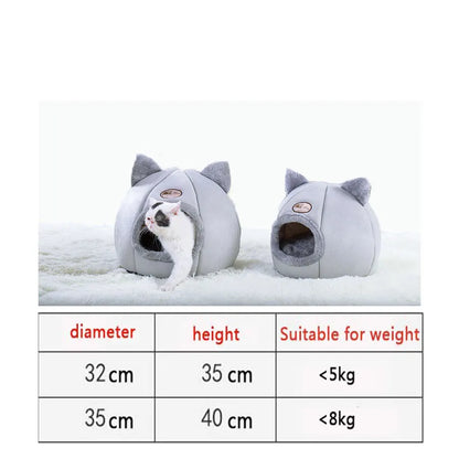 Cozy Plush Cat House for Ultimate Comfort and Warmth