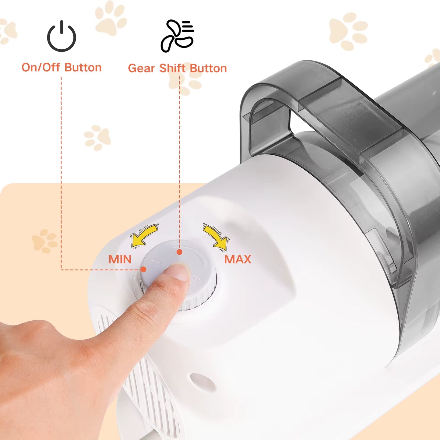 Ultimate Dog Grooming Vacuum Kit with Low Noise Technology and Powerful Suction