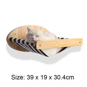 Purrfectly Elevated: The Wall-Mounted Cat Hammock Bed for Your Feline Acrobats