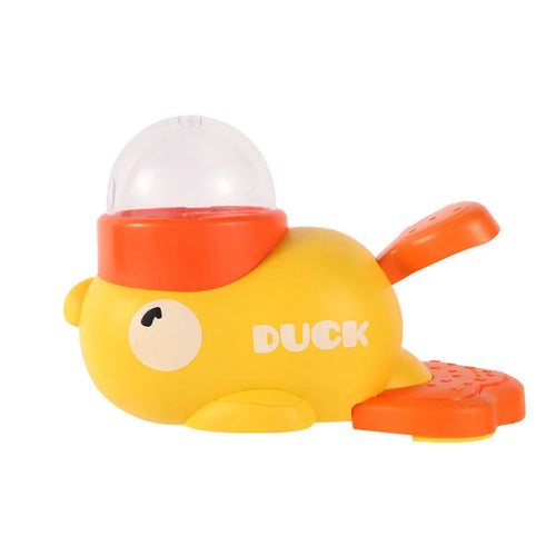 Delight Your Pets with the Cartoon Duck Puzzle Feeder - Interactive Snack Dispenser for Dogs & Cats