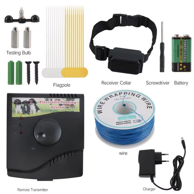 Advanced Rechargeable Electric Pet Containment System for Dogs - W-227B