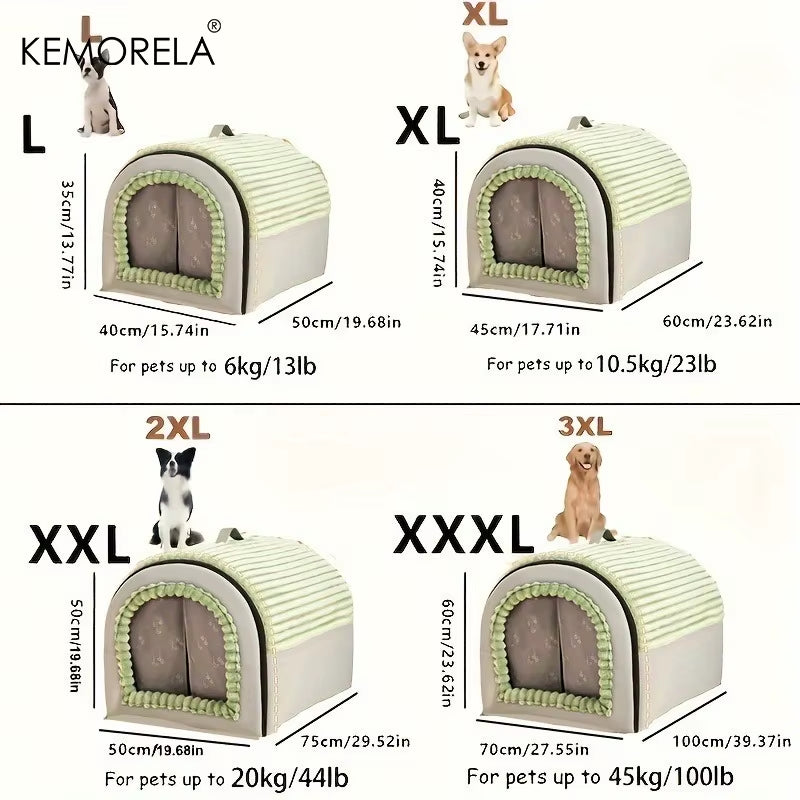 Cozy Thickened Enclosed Pet Bed for Ultimate Comfort and Style