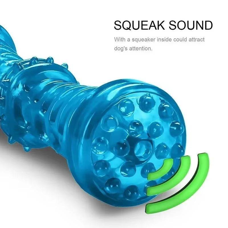 Durable Rubber Chew Toy for Dogs - Promotes Dental Health and Fun Playtime