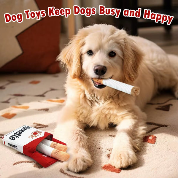 Cigar Chew Toy for Dogs - Give Your Pup a Taste of Playtime!