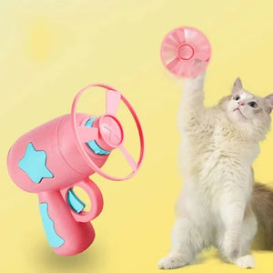 Catapult Your Cat's Fun with the Interactive Cat Toy Launcher Set!