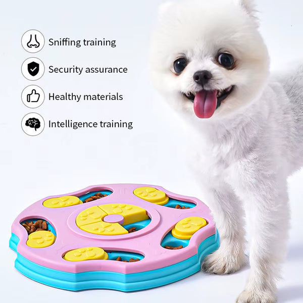 Engaging Interactive Dog Puzzle Feeder for Enhanced Training and Healthy Eating