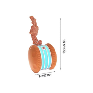 Interactive Dog Toys Smart Rolling Ball with Rope Motion Activated Automatic Moving Squeaky Dog Training Puppy Chew Toy Balls