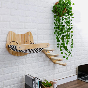 Purrfectly Elevated: The Wall-Mounted Cat Hammock Bed for Your Feline Acrobats
