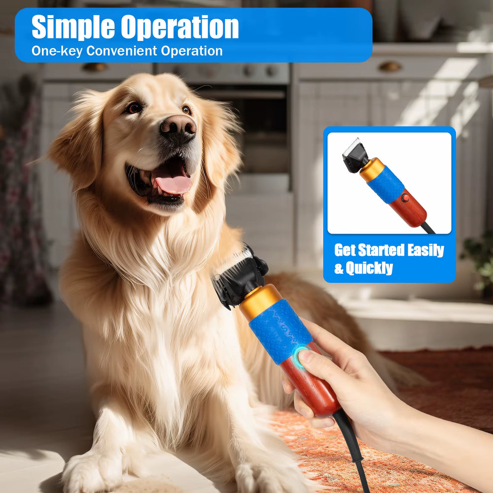 Electric Dog Hair Trimmer - Professional Grooming Tool for Pets