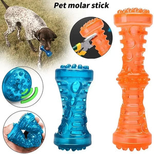 Durable Rubber Chew Toy for Dogs - Promotes Dental Health and Fun Playtime
