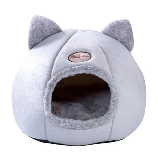 Cozy Plush Cat House for Ultimate Comfort and Warmth
