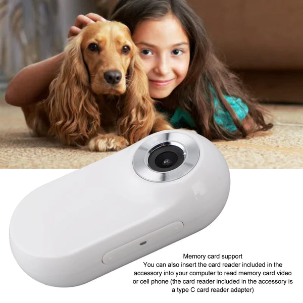 High-Definition Pet Collar Camera with 170° Wide Angle for Capturing Memorable Moments