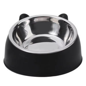 Premium Stainless Steel Cat Bowl - Durable and Stylish Feeding Solution for Your Feline Friend