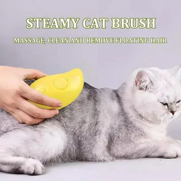 Dog Cat Steamy Brush Steam Brush 