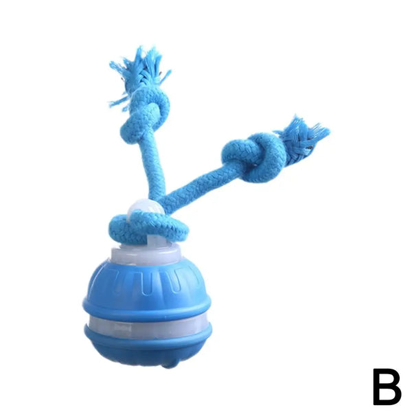 Exciting Interactive Motion-Activated Dog Toy Ball with Rope - Ideal for Indoor Fun and Puppy Training!