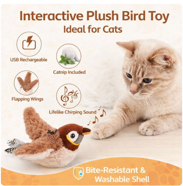 Royal Flapping Bird™ — Interactive Cat Toy