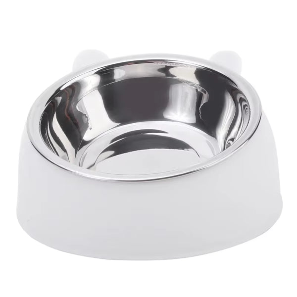 Premium Stainless Steel Cat Bowl - Durable and Stylish Feeding Solution for Your Feline Friend