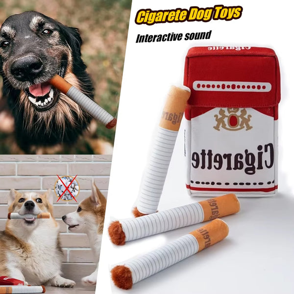 Cigar Chew Toy for Dogs - Give Your Pup a Taste of Playtime!