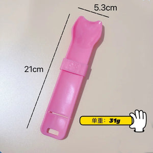 Squeeze Spoon Strip Feeder - The Ultimate Feeding Tool for Lickable Cat Treats!