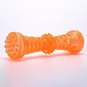 Durable Rubber Chew Toy for Dogs - Promotes Dental Health and Fun Playtime