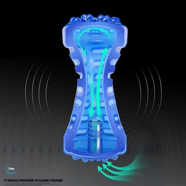 Durable Rubber Chew Toy for Dogs - Promotes Dental Health and Fun Playtime