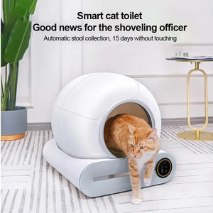 Revolutionary Automatic Smart Cat Litter Box for Hassle-Free Pet Care