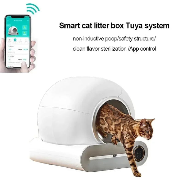 Revolutionary Automatic Smart Cat Litter Box for Hassle-Free Pet Care