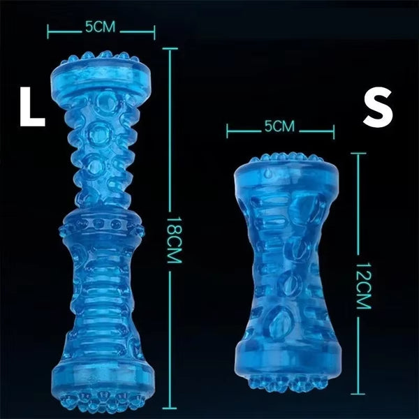 Durable Rubber Chew Toy for Dogs - Promotes Dental Health and Fun Playtime