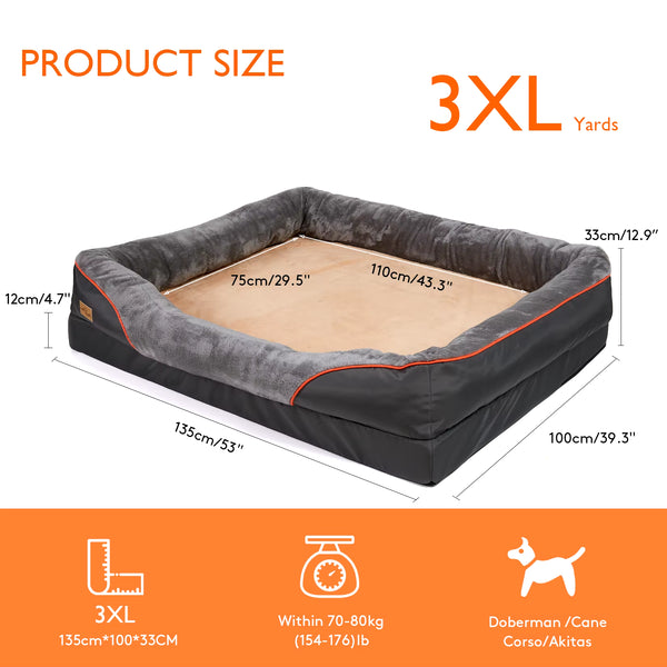 Luxurious Large Dog Bed for Ultimate Comfort and Support