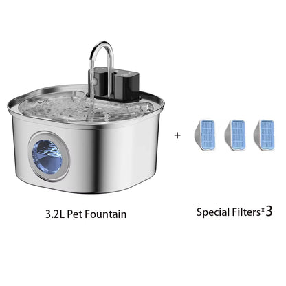 Automatic Pet Water Feeder with Wireless Charging - Ideal for Cats, Dogs, and Small Animals