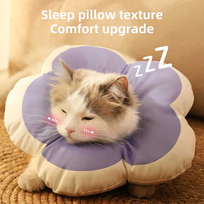 Say Meow to Style! Cotton Neck Pet Collar for Your Feline Fashionista