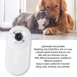 High-Definition Pet Collar Camera with 170° Wide Angle for Capturing Memorable Moments