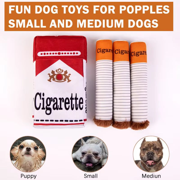 Cigar Chew Toy for Dogs - Give Your Pup a Taste of Playtime!