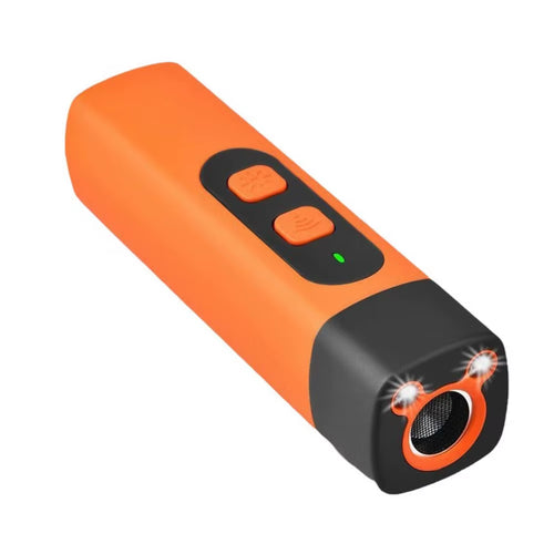 Ultimate Rechargeable Ultrasonic Dog Repeller with Remote Control & LED Flashlight - Your Effective Solution for Anti-Barking Training!