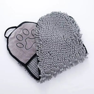 Super Absorbent Pet Bath Towel for Quick Drying and Comfort