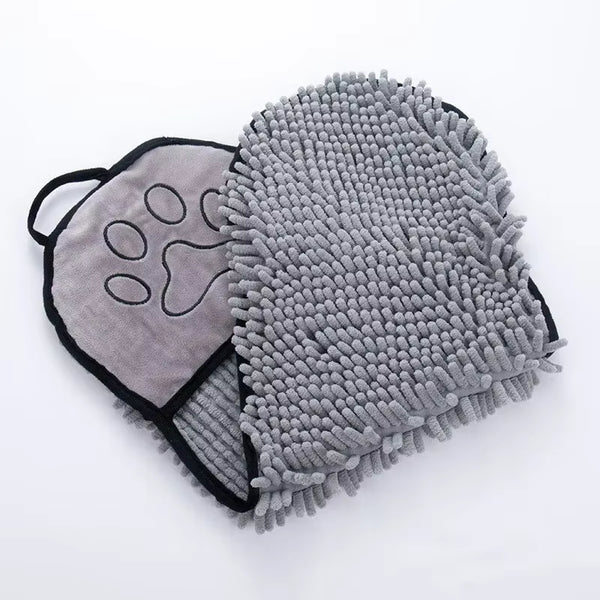 Super Absorbent Pet Bath Towel for Quick Drying and Comfort