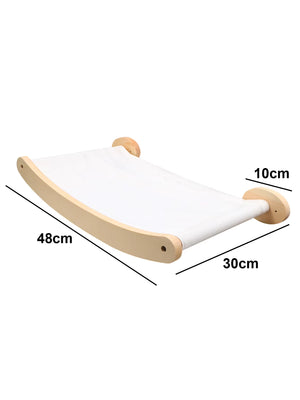 Purrfectly Elevated: The Wall-Mounted Cat Hammock Bed for Your Feline Acrobats