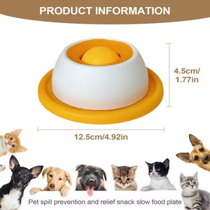 Pet Licking Mat Slow Feeder Lick Toys Interactive Cat Dog Toys Food Dispenser for Pet Training Clean Tongue Snack Bowl Licking