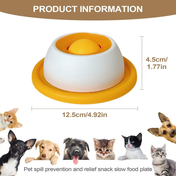 Pet Licking Mat Slow Feeder Lick Toys Interactive Cat Dog Toys Food Dispenser for Pet Training Clean Tongue Snack Bowl Licking